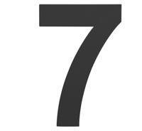 Formani Basics LBHN100 huisnummer - mat zwart - thumbnail