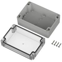 TRU COMPONENTS TC-10860832 Universele behuizing 150 x 100 x 75 Polycarbonaat Lichtgrijs 1 stuk(s) - thumbnail