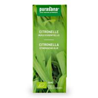 Purasana Citronella olie bio 10 Milliliter - thumbnail