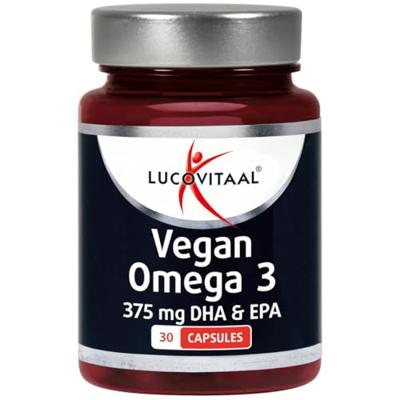 Lucovitaal Omega-3 Vegan 375mg DHA & EPA Capsules Lucovitaal Omega-3 Vegan 375mg DHA & EPA Capsules
