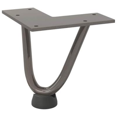 Haarspeld tafelpoten 4 st 10 cm massief staal naturel