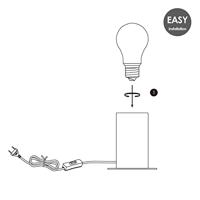 Home sweet home billy tafellamp small houten tak - thumbnail