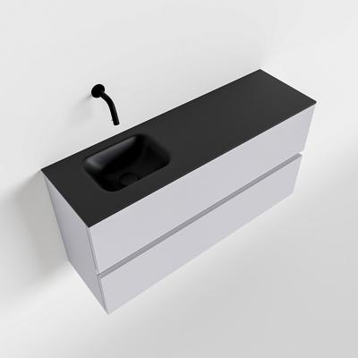 MONDIAZ ADA 100cm toiletmeubel cale. LEX wastafel urban links zonder kraangat