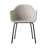Audo Copenhagen Harbour eetkamerstoel gestoffeerd Remix 233 black steel - thumbnail