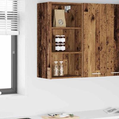 Hangkast met plank Riga Oud Hout 40 x 29,5 x 80 cm Bewerkt hout Hangkast met plank Riga Oud Hout 40 x 29,5 x 80 cm Bewerkt hout