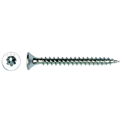 pgb-fasteners Universele spaanplaatschroef VK-T Voldraad verzonken kop Ø4,5x40 Zn TX20 | 200 st | PGWVTV001004500403
