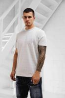 Carlo Colucci C3450 25 T-Shirt Heren Grijs - Maat M - Kleur: Grijs | Soccerfanshop - thumbnail
