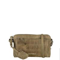 Burkely Croco Caia Minibag cactus green  Damestas - thumbnail
