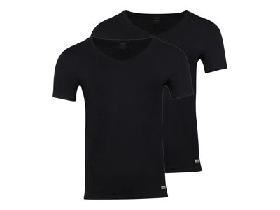LOOKS by Wolfgang Joop Set van 2 heren T-shirts (Zwart, L) LOOKS by Wolfgang Joop Set van 2 heren T-shirts (Zwart, L)