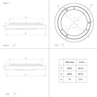 Eglo Plafonnière Zigbee Montemorelos-Z Ø 42cm zwart 900411 - thumbnail