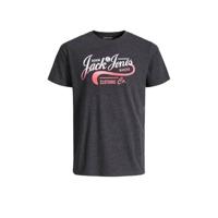 JACK & JONES T-shirt JJNICK met logo zwart - thumbnail