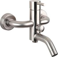 Badkraan Opbouw Sapho Minimal Mengkraan 1-hendel 21.5 cm RVS Sapho - thumbnail