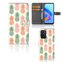 OPPO A76 | A96 | Book Cover | Ananas - thumbnail