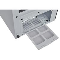 Carbide Series 275R TG - Midtowermodel - ATX - geen voeding (ATX) - USB/Audio - gehard glas - wit - thumbnail