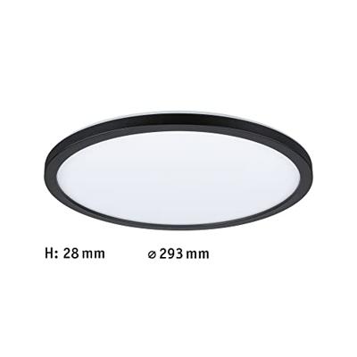 Paulmann Atria Shine 71012 LED-plafondlamp 16 W Neutraalwit Zwart