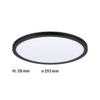 Paulmann Atria Shine 71012 LED-plafondlamp 16 W Neutraalwit Zwart - thumbnail