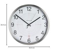 Wandklok unilux outdoor radio-controlled grijs - thumbnail