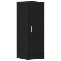 Schoenenkast met plank Zwart eiken 32 x 35 x 92 cm Bewerkt hout - thumbnail