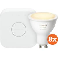 Philips Hue White Ambiance GU10 Bluetooth Starter 8-Pack - thumbnail