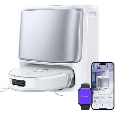 NARWAL FLOW - Robotstofzuiger en -dweilrobot met dockingstation - 22.000 Pa - DualFlow anti-klitfunctie voor dierenharen - FlowWash dweilsysteem