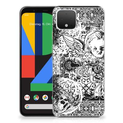 Silicone Back Case Google Pixel 4 Skulls Angel Silicone Back Case Google Pixel 4 Skulls Angel