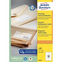 Etiket avery lr3424 105x48mm wit 1200stuks - thumbnail