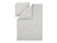 LIVARNO Microvezel-satijnen dekbedovertrek, 200 x 200 cm (Geruit) - thumbnail