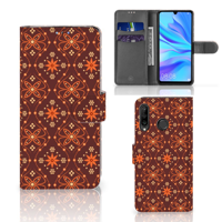 Huawei P30 Lite (2020) | Telefoon Hoesje | Batik Brown - thumbnail