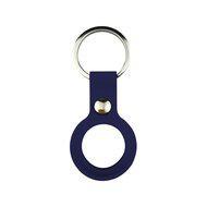 AirTag case liquid series - siliconen hoesje met ring - donkerblauw AirTag case liquid series - siliconen hoesje met ring - donkerblauw