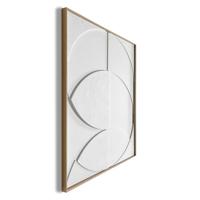 Reinders - Compass - Reliëf Art Schilderij 70x50cm Hout - thumbnail