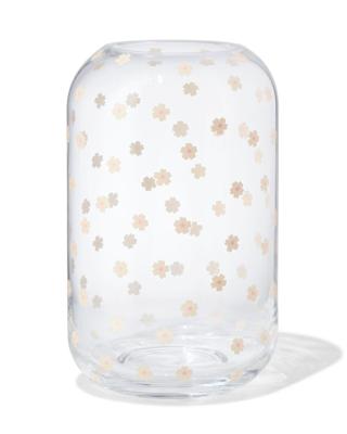 HEMA Vaas ⌀12x20cm glas bloemen
