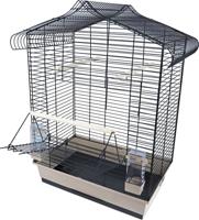 Interzoo vogelkooi Vega zwart/beige Interzoo Gebr. de Boon - Gebr de boon - thumbnail