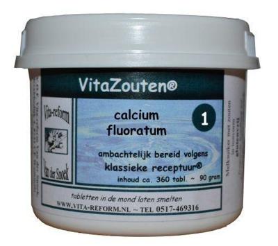 Vitazouten Calcium fluoratum Vitazout nr. 01 360 Tabletten Vitazouten Calcium fluoratum Vitazout nr. 01 360 Tabletten