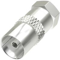 Hama SAT-adapter, F-stekker - coax-koppeling TV accessoire Zilver - thumbnail