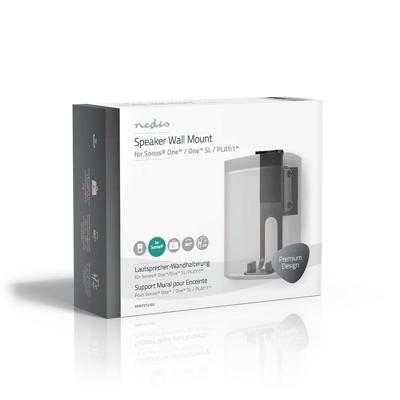 Speakerbeugel | Sonos® One SL™ / Sonos® One™ / Sonos® PLAY:1™ | Wand | 3 kg | Draaibaar / Kantelbaar / Zwenken | Kantelbaar | Draaibaar | Staal | Zwart