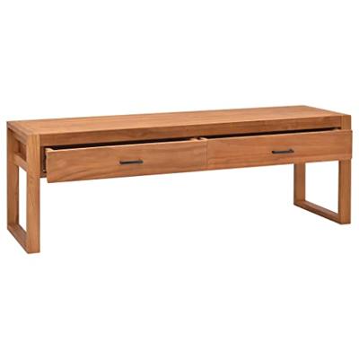 Tv-meubel 140x40x45 cm teakhout