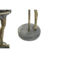 Decoratieve figuren Home ESPRIT Grijs Gouden Balletdanseres 14 x 8 x 20 cm (3 Stuks) - thumbnail