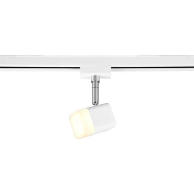 LED Railverlichting 2-fase Spot - 3.5W - Warm Wit 3000K - Dimbaar - Mat Wit