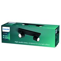 Philips Zwarte plafondspotRunner 2-lichts - 929003204801 - thumbnail