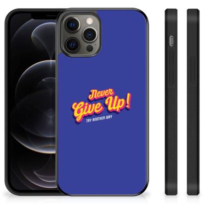 iPhone 12 Pro Max Hoesje met Quotes Never Give Up iPhone 12 Pro Max Hoesje met Quotes Never Give Up