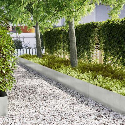 Gazonranden 10 pcs Zilver 100 x 0.5 x 30 cm Roestvrij staal