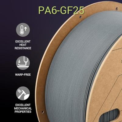 Polymaker FG02002 Fiberon™ PA6-GF25 Filament PA6-GF Glasvezelversterkt 1.75 mm 3000 g Grijs 1 stuk(s) Polymaker FG02002 Fiberon™ PA6-GF25 Filament PA6-GF Glasvezelversterkt 1.75 mm 3000 g Grijs 1 stuk(s)