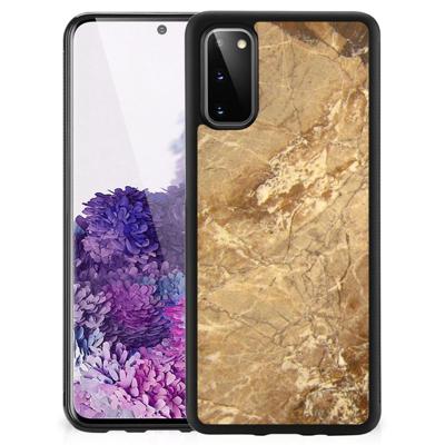 Samsung Galaxy S20 Gripcase Marmer Creme Samsung Galaxy S20 Gripcase Marmer Creme
