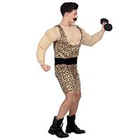 Bodybuilder Kostuum Met Spieren - thumbnail