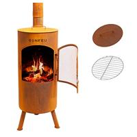 Bonfeu BonTino LP tuinhaard - Corten - thumbnail