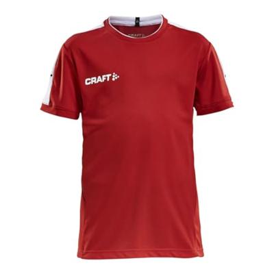 Craft 1905636 Progress Practise Tee JR - Brigh Red/White - 122/128