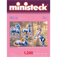 Ministeck Ministeck Eenhoorn, 1200 steentjes - thumbnail