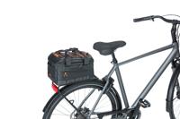 Basil miles tarpaulin bagagedragertas mik - sportieve zwarte fietsrugtas, waterdicht, 7l inhoud - thumbnail