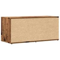 Tv-meubel 80x34x35,5 cm bewerkt hout oud houtkleurig - thumbnail