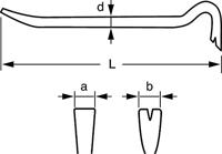 Bahco WBP500 Premium breekijzer 500 mm - thumbnail